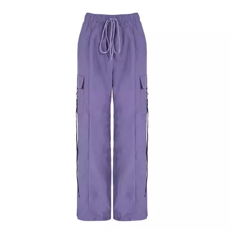 Baggy Purple Cargo Pants – DAXUEN