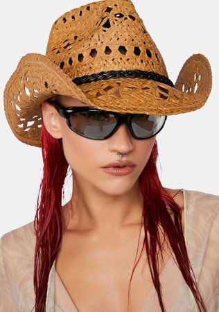 Country Side Straw Cowboy Hat – Dolls Kill
