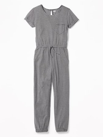 Striped Jersey Jumpsuit for Girls | Old Navy