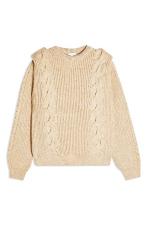 Topshop Cable Knit Sweater | Nordstrom