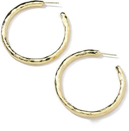'Glamazon' 18k Gold Hoop Earrings