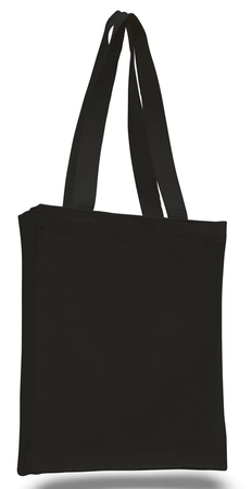 black canvas bag