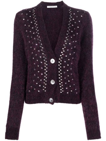 Alessandra Rich crystal-embellished Knitted Cardigan - Farfetch