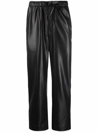 Nanushka straight-leg Vegan Leather Trousers - Farfetch