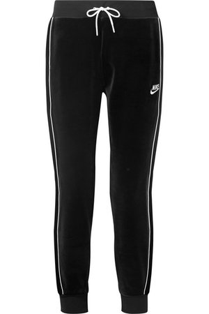 Nike | Stretch-velour track pants | NET-A-PORTER.COM