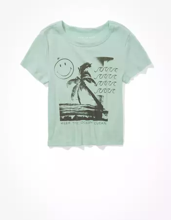 AE Smiley® Graphic Baby Tee