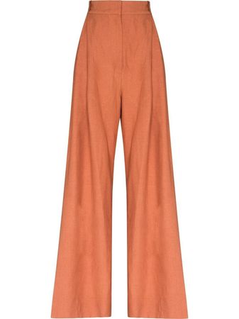 Three Graces high-waisted wide-leg Trousers - Farfetch