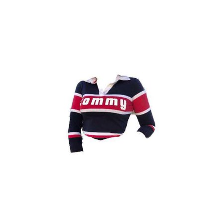 tommy hilfiger fitted long sleeve rugby polo top