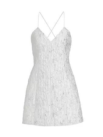 Shop Alice + Olivia Tayla Minidress | Saks Fifth Avenue