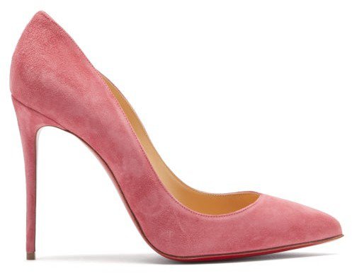 Pigalle Follies 100 Suede Pumps - Pink