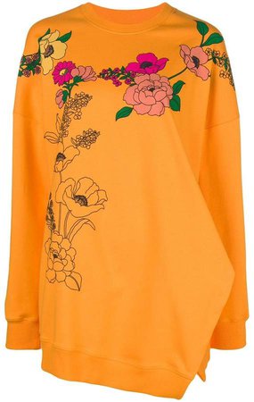 Vivetta floral print oversized sweatshirt