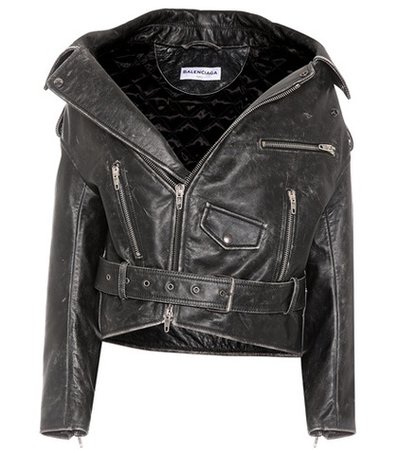 Vintage Swing leather biker jacket