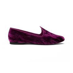 Dark Purple Loafer Flats