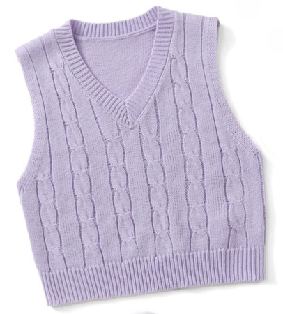 lilac purple vest