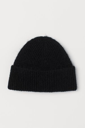 Ribbed hat - Black - Ladies | H&M GB