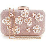 Tooba Handicraft Party Wear Hand Embroidered Box Clutch Bag Purse For Bridal, Casual, Party, Wedding (Indian Red): Amazon.in: Shoes & Handbags