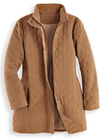 Quilted Fleece Jacket | Blair