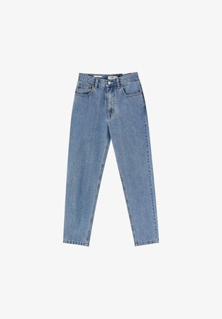 PULL&BEAR MOM - Jeans slim fit - blue - Zalando.se