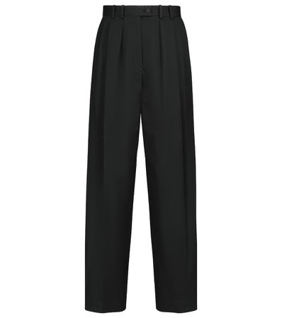 The Row - Lariana cotton and cashmere wide-leg pants | Mytheresa