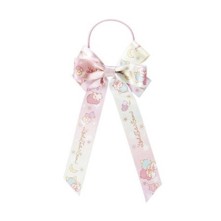 Little Twin Stars Ponytail Holder: Large Ribbon - The Kitty Shop