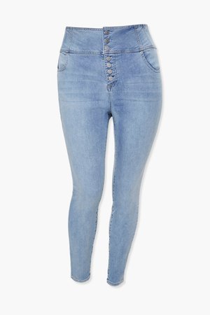 Plus Size High-Rise Jeans | Forever 21