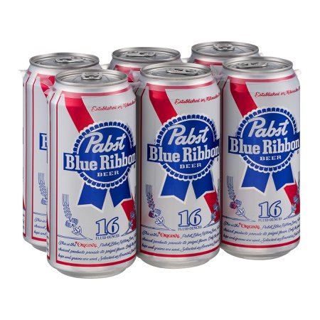 Pabst Blue Ribbon Beer, 6 ct - Walmart.com