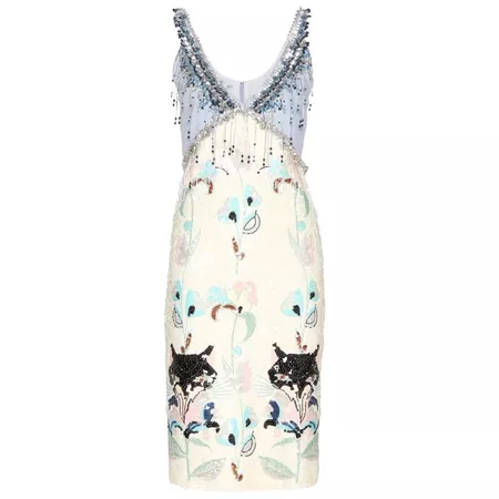 miu miu : SS2014 Crystal-embellished sequined cady dress | Sumally