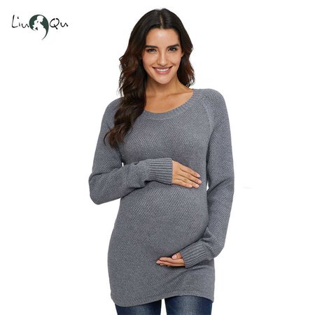 Womens-Clothing-Long-Sleeve-Knitting-Pullovers-Maternity-Sweater-Pregnancy-Winter-Nursing-Warm-Soft-Pregnant-Sweater.jpg_q50.jpg (800×800)