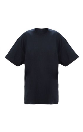 Black Oversized Boyfriend T Shirt | Tops | PrettyLittleThing USA