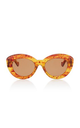 Cat-Eye Acetate Sunglasses by Loewe Sunglasses | Moda Operandi