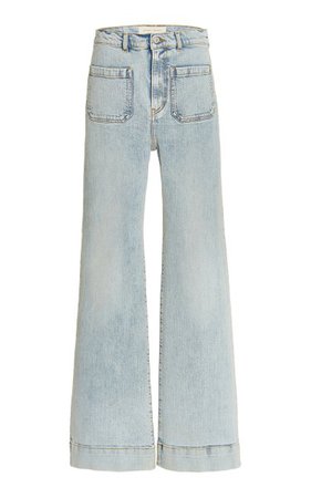 St Monica Stretch High-Rise Wide-Leg Jeans By Jeanerica | Moda Operandi