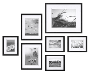 Goin 7 Piece Build a Gallery Wall Picture Frame Set | Black | Decorist