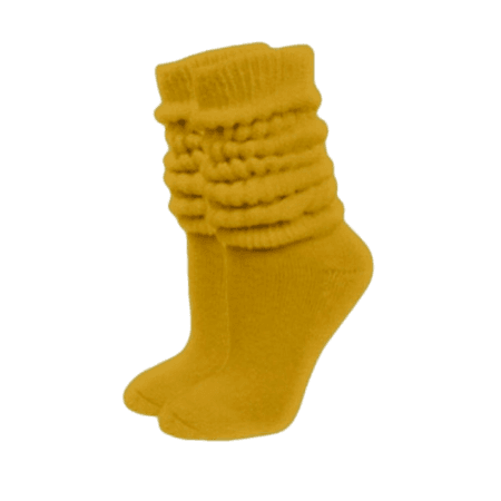 mustard yellow socks