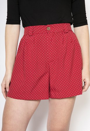 shorts-color-rojo-puntos-blancos.jpg (600×873)