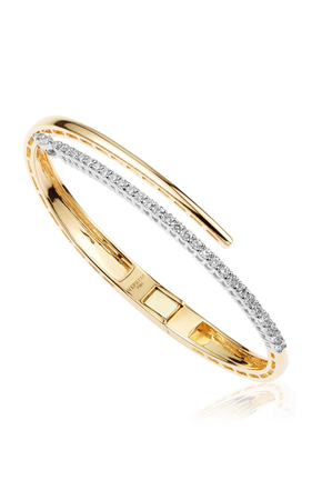 Yeprem 18K White and Rose Gold Pink Strada Diamond Bracelet