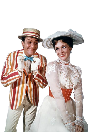 Julie Andrews Mary Poppins Returns Dick Van Dyke Costume - Mary Poppins Cliparts 567*851 transprent Png Free Download - Outerwear, Gentleman, Costume Design.