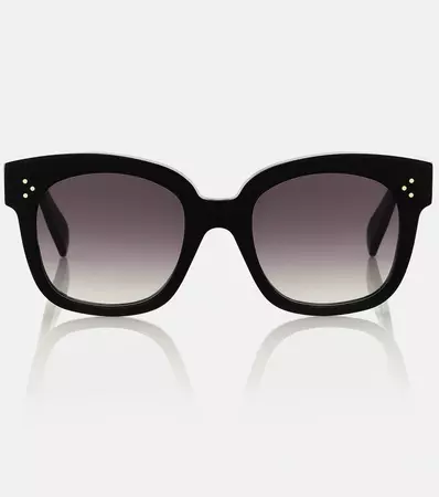 D Frame Acetate Sunglasses in Black - Celine Eyewear | Mytheresa
