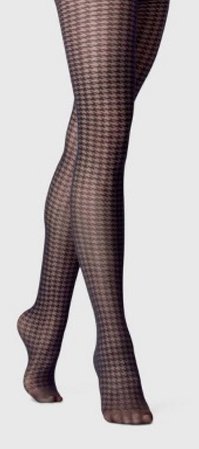 houndstooth stockings