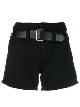RtA Belted Shorts - Farfetch