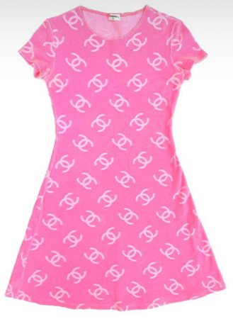 channel pink dress