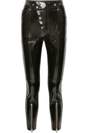 Alexander Wang | Glossed-leather skinny pants | NET-A-PORTER.COM