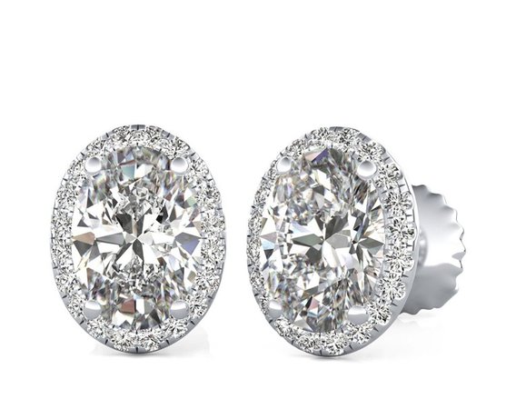 earrings diamond round