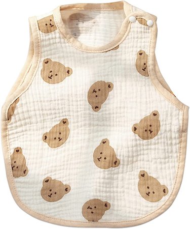 Amazon.com: DOSMINE Baby Drooling Bibs Adjustable Baby Feeding Bibs Baby Bibs for Boy Girls Burp Cloths for Drooling & Teething(6-36 Months) Bear : Baby