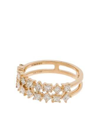 Dana Rebecca Designs 14kt yellow gold Millie Ryan diamond ring - FARFETCH