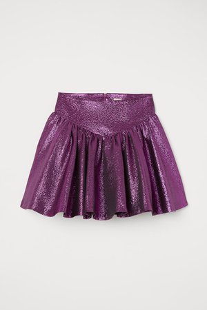 Shimmering skirt - Purple - Ladies | H&M IN
