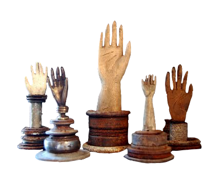 wooden hands