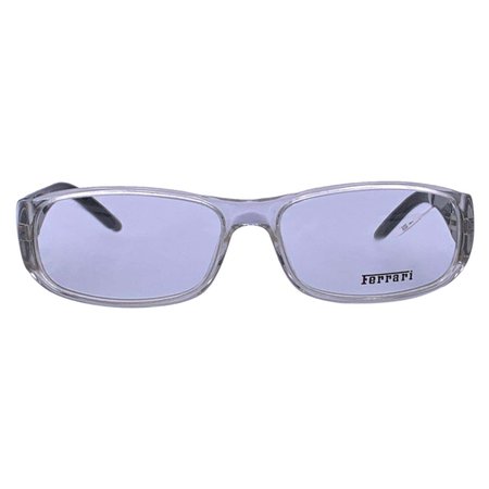 Ferrari Clear Acetate Mint Eyeglasses FR 5019 57/16 130mm For Sale at 1stDibs
