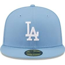 light blue new era hat