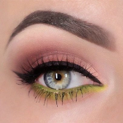 brown and green eyeshadow - Google Search