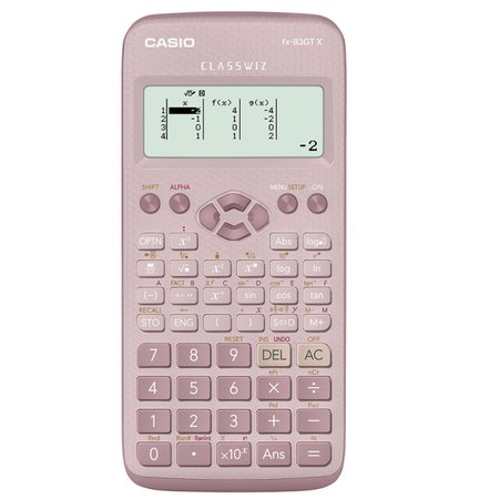 Casio FX83GTX-DP GCSE Scientific Calculator with 276 Functions Pink - nzgameshop.com